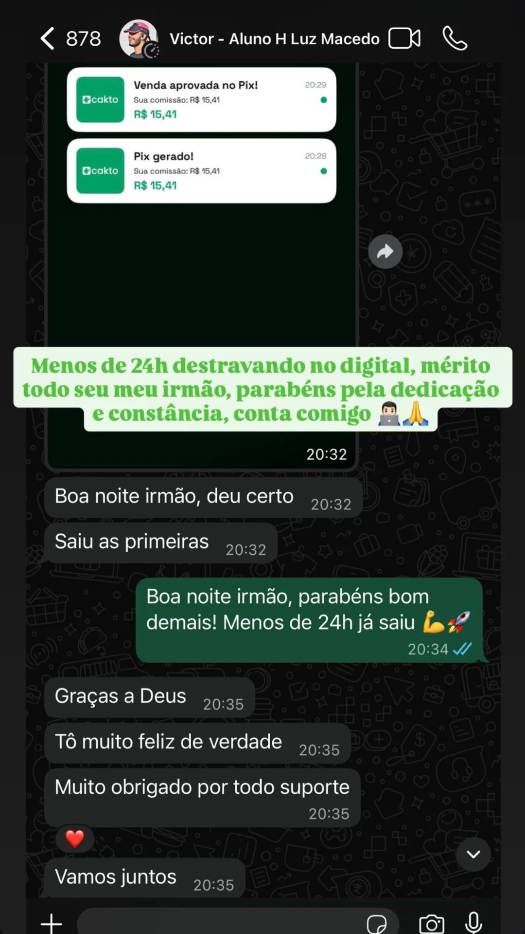 Depoimento de Victor