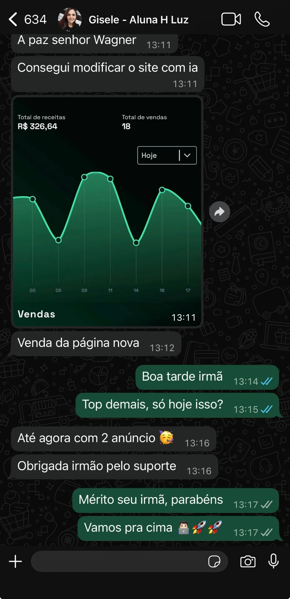 Depoimento de Gisele