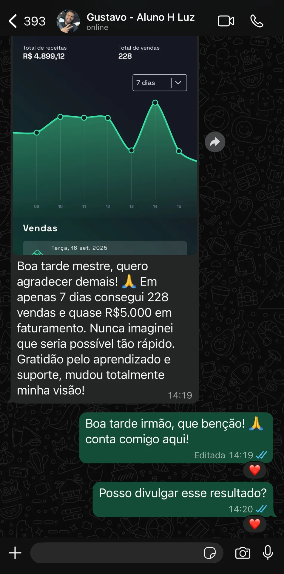 Depoimento de Gustavo