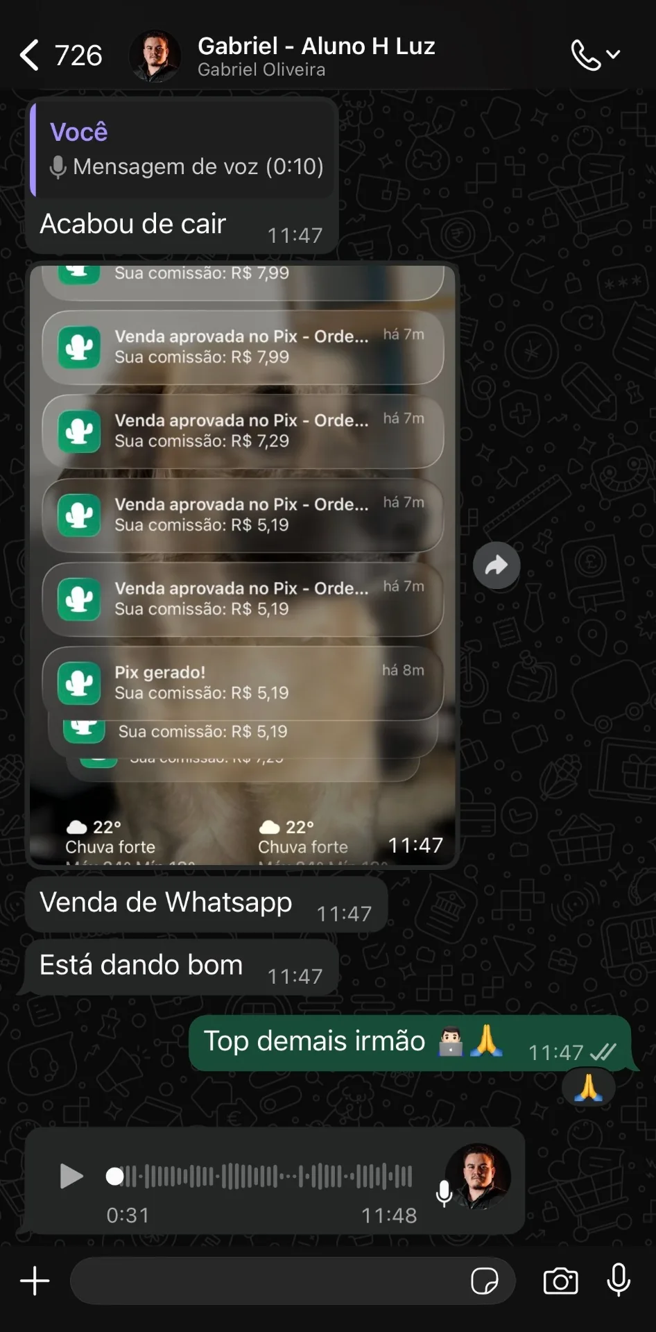 Depoimento de Gabriel Oliveira
